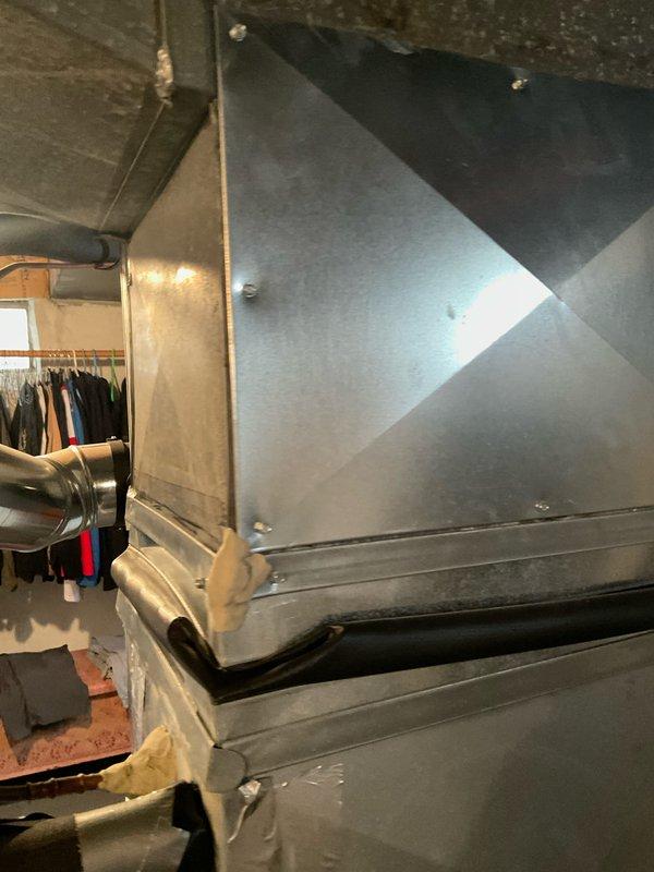 # HVAC No Heat Service Call

Responded to no heat call on residential HVAC system less than 10 years old. Upon arrival, performed diagnostic assessment of heating system and thermostat operation. Inspected unit located in basement/utility area with access to ductwork and mechanical components. System evaluation completed, ductwork and equipment inspected for proper operation and airflow. Unit restored to normal heating operation.