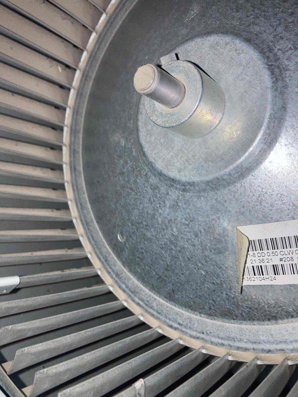 Completed routine maintenance tune-up on 8-year-old air conditioning system. Performed standard inspection of outdoor condenser unit including blower motor assembly and electrical connections. System operating within normal parameters upon completion of service.