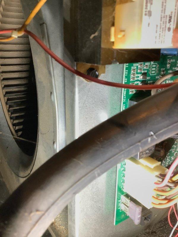 Completed comprehensive AC tune-up on residential split system. Performed inspection of outdoor condenser unit, verified proper operation of blower assembly and control boards, and assessed overall system performance. Unit found in good working condition with normal dust accumulation; all electrical components and connections functioning properly.
