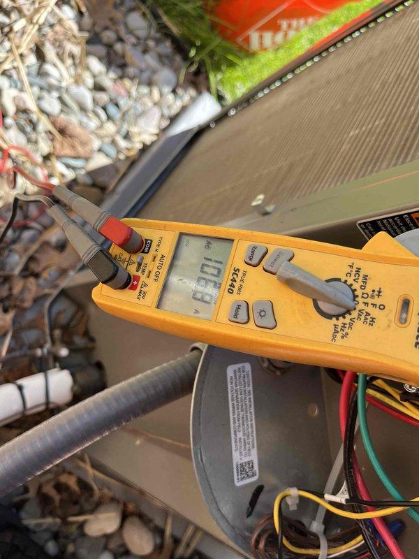 Performed comprehensive preventive maintenance on 3-year-old air conditioning system as part of agreement visit. Conducted electrical diagnostics using multimeter to verify motor amperage and system performance, confirming all readings within manufacturer specifications. Inspected blower motor, wiring connections, and internal components; system operating properly with no issues identified.
