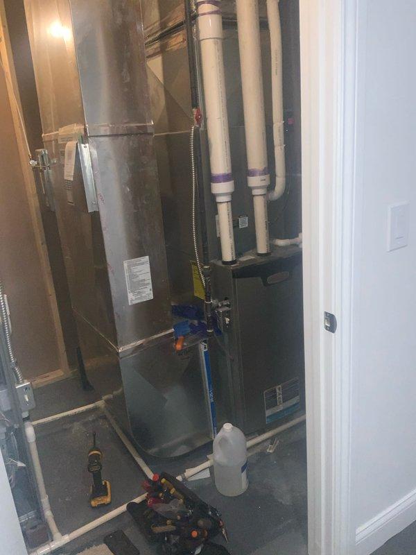 Responded to no heat call on furnace system with blower motor issues. Upon inspection, found blower motor assembly heavily contaminated with dust and debris buildup affecting performance. Performed diagnostic testing with multimeter and manifold gauges to verify motor operation and airflow. Cleaned blower wheel and motor housing, removing accumulated dirt and grime from squirrel cage fan blades and assembly. Verified proper motor function, checked gas line connections, and confirmed system restored to normal heating operation with adequate airflow.
