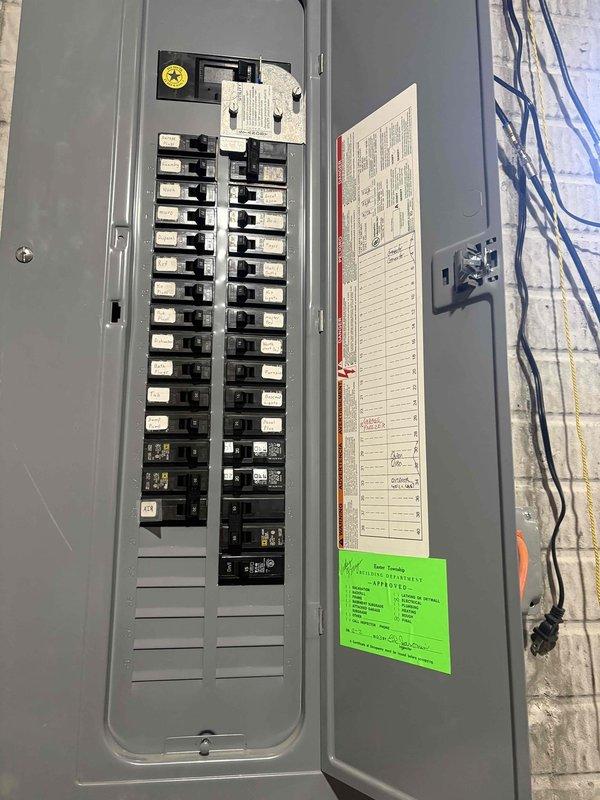 Installed ground fault circuit interrupter (GFI) protection at the electrical service panel to enhance safety and bring the system up to current code requirements. Verified proper operation of the newly installed GFI device and confirmed all circuits were functioning correctly upon completion.
