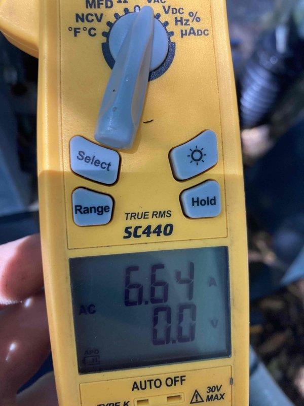 Completed routine preventative maintenance visit under Club AC10-2 agreement. Performed comprehensive system inspection including electrical diagnostics, measuring compressor amperage at 6.64 amps which falls within normal operating parameters. Inspected capacitor, wiring connections, and contactor assembly in outdoor unit. All electrical components functioning properly with no loose connections identified. Condenser coil shows normal weathering and operational wear consistent with outdoor installation. System operating as designed with no deficiencies noted at time of service.