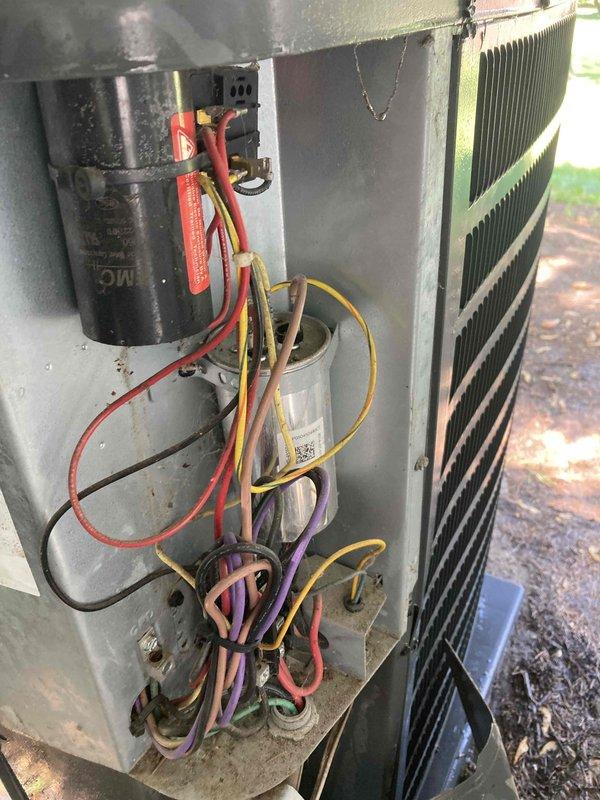 Completed routine preventative maintenance visit under Club AC10-2 agreement. Performed comprehensive system inspection including electrical diagnostics, measuring compressor amperage at 6.64 amps which falls within normal operating parameters. Inspected capacitor, wiring connections, and contactor assembly in outdoor unit. All electrical components functioning properly with no loose connections identified. Condenser coil shows normal weathering and operational wear consistent with outdoor installation. System operating as designed with no deficiencies noted at time of service.