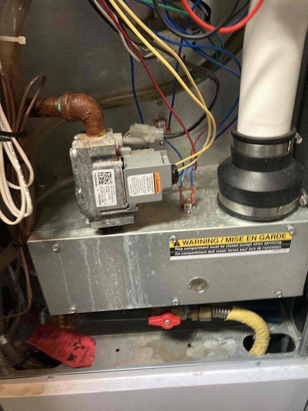 Completed preventative maintenance agreement visit on air conditioning system. Performed comprehensive inspection of blower assembly, verifying proper operation of squirrel cage fan and motor components. Inspected condensate pump system, copper refrigerant lines, and associated electrical connections, confirming all components are functioning within normal parameters.