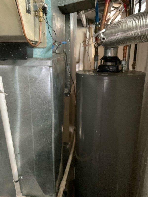 Performed diagnostic evaluation on 25-year-old air conditioning system utilizing R22 refrigerant and found system completely flat at 0 PSI, indicating total refrigerant loss. Educated property owner on R22 phase-out regulations and provided replacement estimate for air conditioning component, while noting existing Lennox high-efficiency furnace is 6 years old and in serviceable condition.