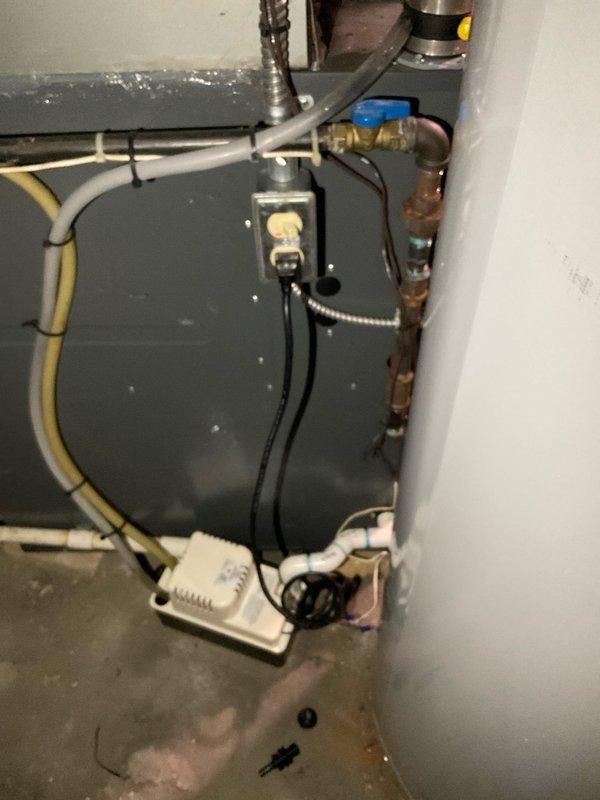 Conducted on-site assessment of existing R22 air conditioning system experiencing refrigerant leak and freeze-up conditions. Evaluated current HVAC equipment installation including furnace cabinet, ductwork, condensate drainage system, electrical connections, and associated mechanical components. Provided comprehensive replacement estimates for new air conditioning system to address failed equipment and obsolete refrigerant type.