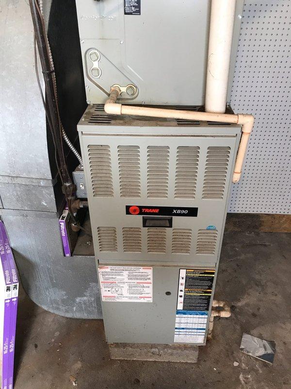Completed preventive maintenance tune-up on two HVAC systems, including a Trane furnace and Trane XB90 unit. Performed comprehensive inspection of both systems, checking all electrical connections, testing safety controls, inspecting heat exchangers, cleaning burner assemblies, verifying proper airflow, and testing thermostat operation. Both units found to be operating within manufacturer specifications with no immediate repairs required.