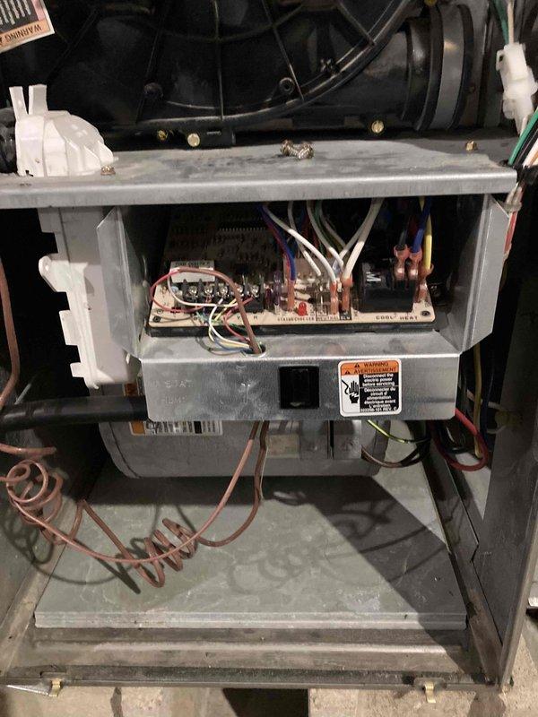 Performed routine preventive maintenance on HVAC system as part of recurring cooling service agreement. Accessed control board compartment and inspected electrical components, wiring connections, and circuit boards for proper operation. Utilized digital multimeter to verify electrical readings and system parameters, confirming all measurements within manufacturer specifications.