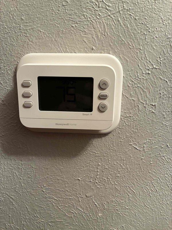 Completed installation of new air conditioning unit and evaporator coil system. Verified proper refrigerant pressures and system operation using digital manifold gauges, confirming all readings within manufacturer specifications. Installed and programmed Honeywell Home smart thermostat for climate control, ensuring proper communication with new equipment and customer understanding of operation.