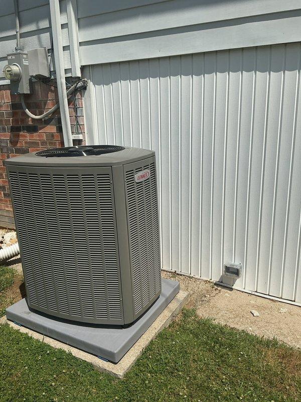 Installed a weather-resistant GFCI receptacle on the exterior of the structure near the HVAC condensate drain pan to provide ground fault protection for outdoor electrical circuits. The outlet was properly mounted and tested, with the green LED indicator confirming normal operation upon completion.