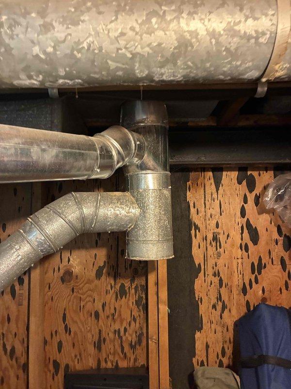 Provided comprehensive estimate for complete HVAC system replacement including 28-30 year old natural gas furnace located in basement and air conditioning unit in backyard. Current AC unit operational but low on R22 refrigerant, while furnace remains functional. Assessed existing equipment, ductwork connections, gas line configuration, and installation requirements for new high-efficiency replacement systems.
