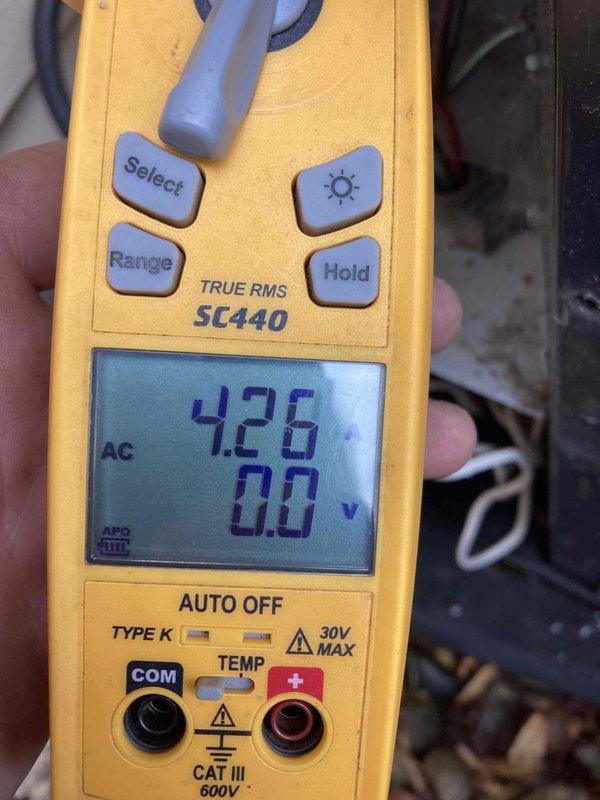 Completed routine preventative maintenance and tune-up on residential air conditioning system as part of prepaid membership agreement. Performed comprehensive system inspection including electrical component testing, verified proper voltage readings at 426V AC using calibrated multimeter, and inspected relay/contactor components for signs of wear or corrosion. All system components found to be operating within normal parameters with no deficiencies requiring immediate attention; unit left in proper working condition for continued reliable cooling operation.
