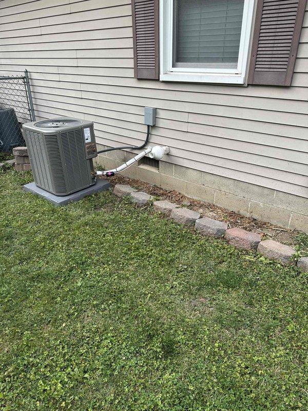 Completed full installation of four residential air conditioning systems with matching evaporator coils. Work included mechanical and electrical installation for all four units, with dedicated electrical circuits run for each system to meet code requirements. Exterior condensing units were positioned on concrete pads with proper clearances, refrigerant line sets installed with appropriate insulation, and disconnect boxes mounted at each location. Interior evaporator coils were installed in crawl space with proper ductwork connections to existing distribution systems. All electrical connections completed, refrigerant lines pressure tested and charged to manufacturer specifications. Systems tested for proper operation, airflow verified, and all installations inspected for compliance with mechanical and electrical codes.