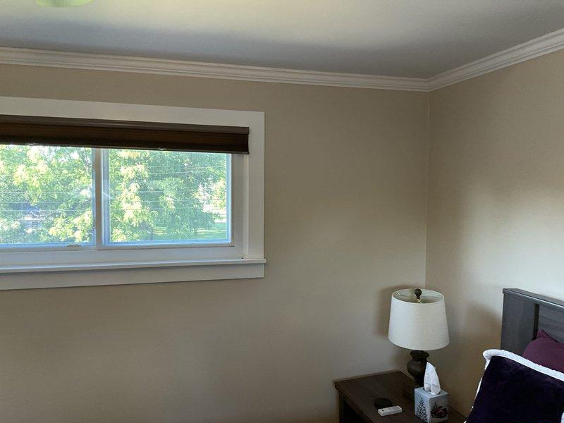 Completed estimate for mini split installation in residential bedroom. Assessed room layout, dimensions, and optimal placement for 8,000-12,000 BTU ductless mini split system. Evaluated electrical requirements, mounting location for indoor air handler unit above bedroom area, and exterior placement options for outdoor condenser unit. Documented existing conditions and photographed installation site to provide comprehensive quote for equipment and labor.