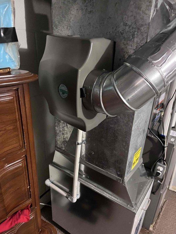 Completed warranty follow-up on recent HVAC system installation by performing final diagnostic testing and system verification. Used digital manifold gauges to measure operating pressures and confirm proper refrigerant charge on outdoor condensing unit, then documented indoor air handler installation with proper ductwork connections and plenum assembly to ensure all components were installed to manufacturer specifications.