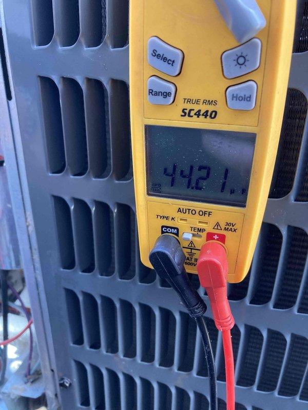 Completed comprehensive cooling maintenance tune-up on residential HVAC system as part of annual comfort club agreement. System was operating properly upon arrival and confirmed to be functioning correctly throughout inspection. Performed standard maintenance procedures including inspection of blower motor assembly, evaluation of heat exchanger coil condition, and electrical system diagnostics using digital multimeter to verify proper voltage readings at condenser unit. All components inspected and found to be in good working order with no repairs required at this time.