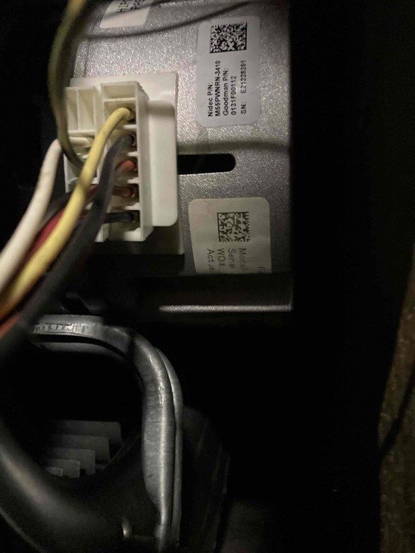 Completed routine preventive maintenance inspection on air conditioning system under club maintenance agreement. Documented control board wiring configuration and electrical connections, verifying proper terminal block connections and component functionality. All system components inspected and found operating within normal parameters.