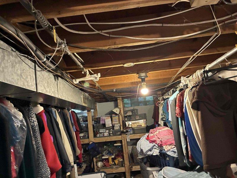 Assessed existing HVAC system in basement utility area and determined fan motor and capacitor had failed. After evaluation, concluded that repair costs would not be economical given the age and condition of the equipment, and provided estimate for complete system replacement.