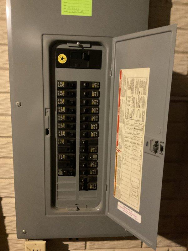 Conducted on-site evaluation of existing AirEase Ultra V furnace system in basement mechanical room to provide replacement estimate options. Assessed current HVAC equipment configuration, including furnace unit, PVC condensate drainage lines, and ductwork connections. Documented electrical service panel capacity and breaker configuration to determine compatibility requirements for proposed system upgrades. Photographed existing equipment and infrastructure to develop comprehensive quote for both complete HVAC system replacement and air conditioning-only installation options.