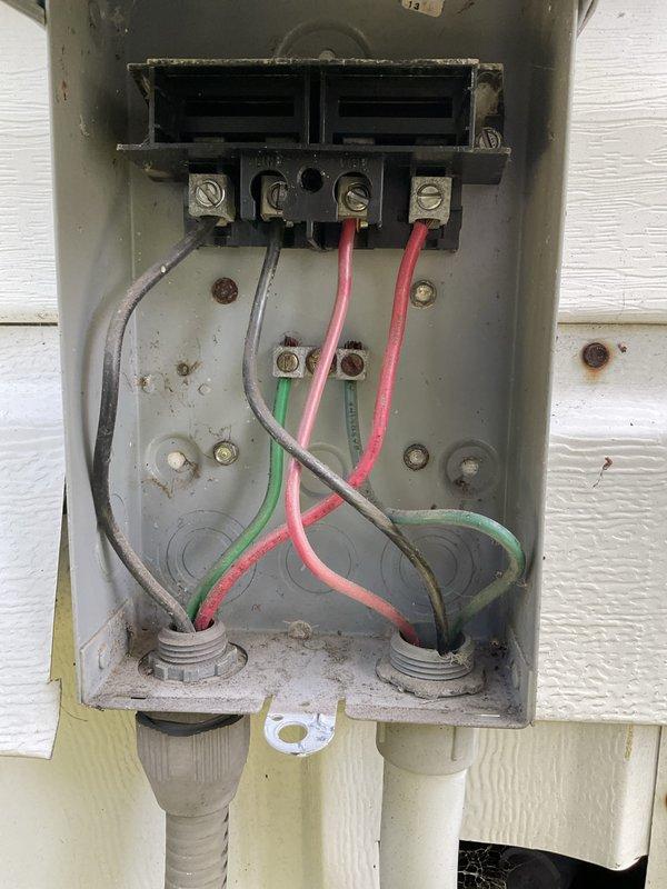 Completed routine preventative maintenance inspection on air conditioning system under club maintenance agreement. During inspection, identified and documented significant debris accumulation and deteriorated insulation material within the flexible aluminum ductwork system, indicating potential air quality concerns and reduced system efficiency. Also inspected outdoor electrical disconnect panel, noting age-related weathering, corrosion on terminal connections, and general deterioration of electrical components that may require future attention to maintain safe operation.