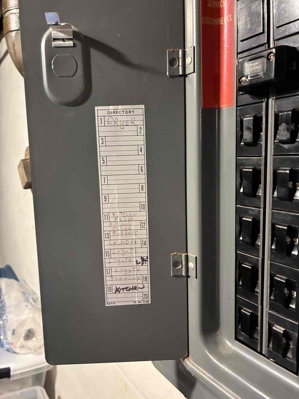 Conducted on-site evaluation for new whole home generator installation at residential property. Assessed existing electrical panel capacity and available circuit breaker space, documented current electrical infrastructure including main service panel with 19-circuit configuration, and evaluated utility room layout for optimal generator placement and transfer switch installation requirements.