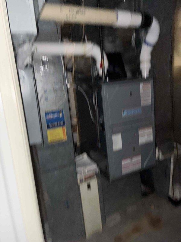 Conducted estimate for complete HVAC system replacement due to existing air conditioning unit utilizing obsolete R22 refrigerant and inadequate cooling performance. Evaluated current air handler, condensing unit, and electrical infrastructure. Documented existing equipment configuration and electrical panel setup to provide comprehensive replacement recommendations for upgraded system with modern refrigerant technology.
