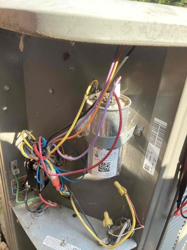 Performed preventative tune-up on air conditioning system and water heater. Inspected and tested AC unit electrical components including contactor, capacitor, and wiring connections; all found to be functioning properly with no issues detected. Water heater operational but producing abnormal noise during operation; inspected solenoid assembly and internal components for signs of wear or malfunction.