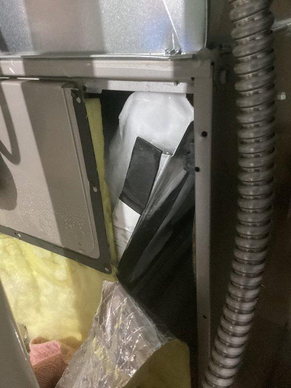 Responded to service call for noisier than usual outdoor AC unit that was still cooling normally. Performed comprehensive tune-up on 3-year-old Goodman condensing unit model GM5BN1Z4-4. Inspection revealed unit operating within normal parameters with no mechanical failures present. Cleaned condenser coil, checked refrigerant charge at factory specification of 6.00 lbs, verified electrical connections, and tested capacitor values. Inspected air handler components including blower assembly and confirmed proper airflow through ductwork. All safety controls tested and functioning correctly. Provided information regarding current promotional offerings as requested. System restored to optimal operating condition with reduced noise levels.