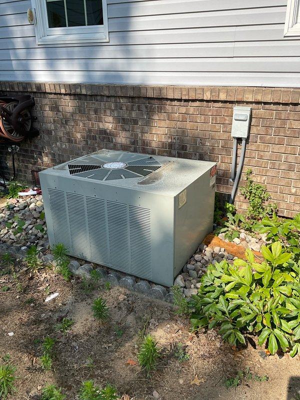 Completed HVAC system evaluation for replacement estimate on 33-year-old residential air conditioning condenser and furnace installation. Both units dating from 1993 showed significant age-related wear but no immediate operational failures reported. Assessed outdoor condenser unit condition, documented existing equipment specifications, and provided replacement options including promotional upgrade package for complete system replacement of both cooling and heating equipment.