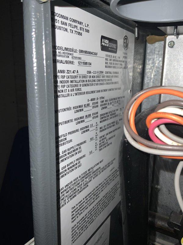 Performed comprehensive AC tune-up for new homeowner on Goodman HVAC system with age unknown. Completed full system inspection, cleaning, and preventive maintenance on air conditioning unit and furnace components, verified all electrical connections, checked refrigerant levels, inspected condensate drainage system and PVC piping, and confirmed proper airflow through ductwork. System found operating within normal parameters with no issues detected; all components left in proper working condition.