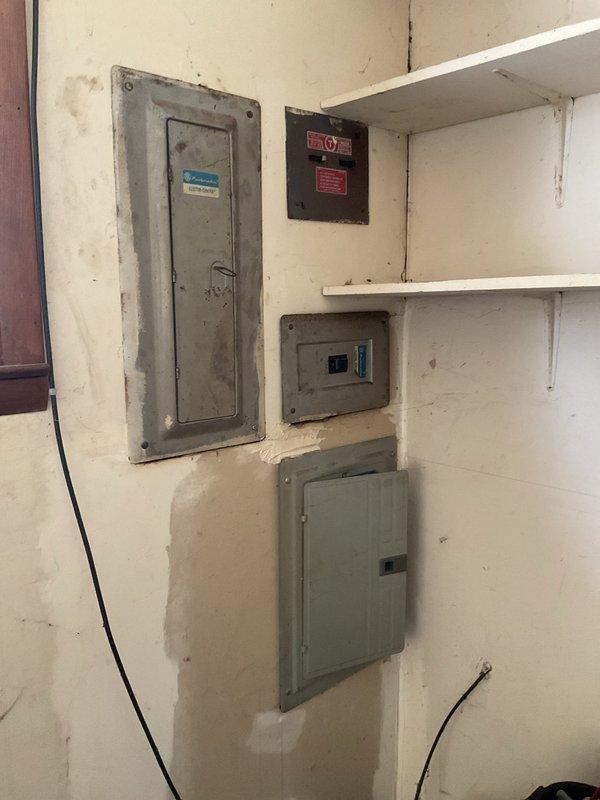 Completed electrical estimate for new whole home generator installation at manufactured home. Assessed existing electrical infrastructure including main service panel, subpanels, and utility space configuration to determine optimal generator placement and integration requirements. Documented current electrical system specifications and equipment model numbers to develop comprehensive installation plan for standby generator system.