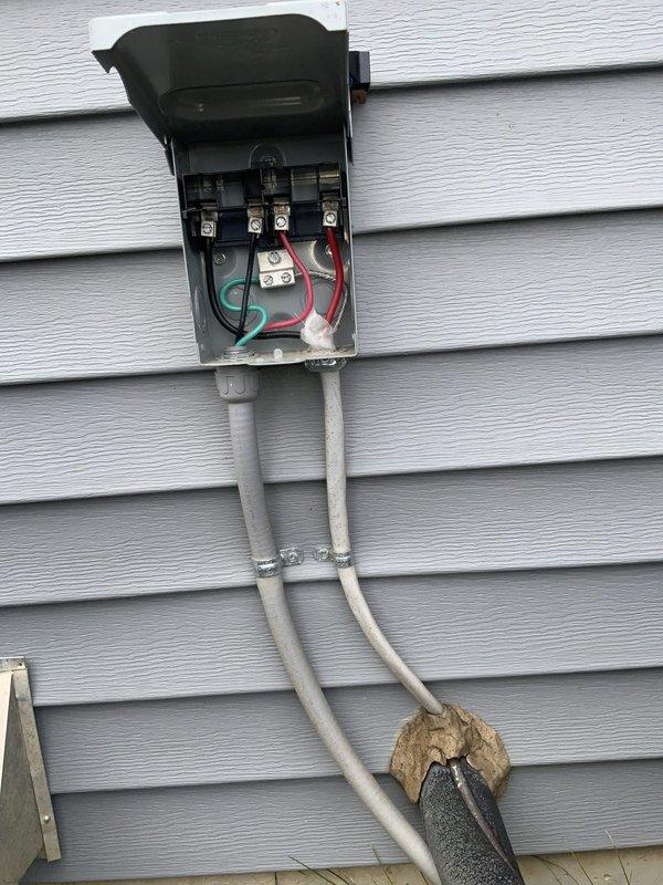Completed comprehensive tune-up and inspection on 2-year-old furnace and air conditioning system with no reported issues or symptoms. Performed standard maintenance procedures including inspection of electrical connections at outdoor disconnect box, verification of proper wiring and circuit breaker operation, and examination of outdoor AC unit components including refrigerant lines and electrical connections. All systems operating within normal parameters with no deficiencies noted.