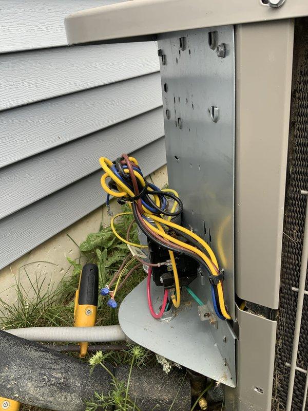 Completed comprehensive tune-up and inspection on 2-year-old furnace and air conditioning system with no reported issues or symptoms. Performed standard maintenance procedures including inspection of electrical connections at outdoor disconnect box, verification of proper wiring and circuit breaker operation, and examination of outdoor AC unit components including refrigerant lines and electrical connections. All systems operating within normal parameters with no deficiencies noted.