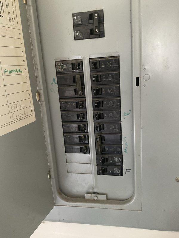 Provided estimate for air conditioning system installation at property with recently installed furnace. Evaluated existing electrical panel capacity, ductwork configuration, and mechanical room layout to determine appropriate AC unit sizing and installation requirements. Documented current HVAC setup including Lennox furnace, filter housing, PVC condensate piping, and flexible ductwork to develop comprehensive replacement proposal for complete cooling system integration.
