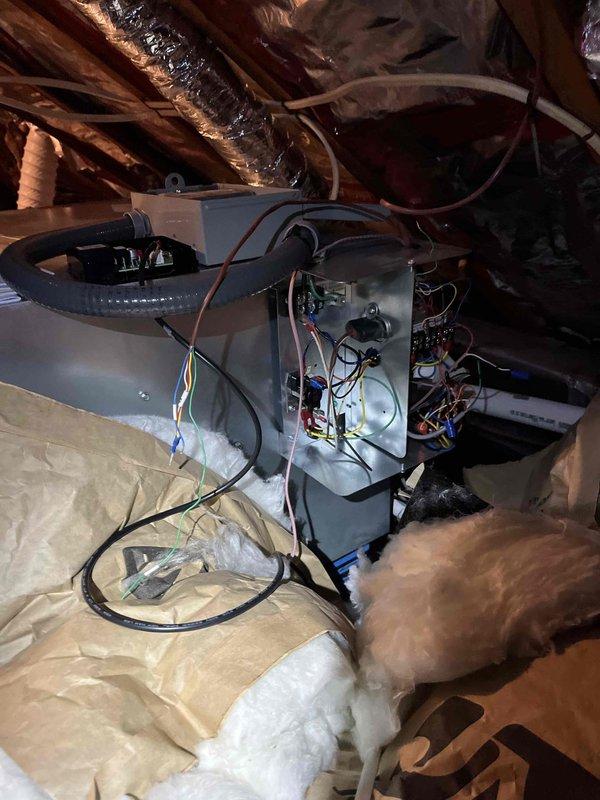 Completed annual air conditioning maintenance and tune-up under active membership agreement. Performed comprehensive inspection of outdoor condensing unit, including examination of electrical control panel, capacitor, wiring connections, and control board. Inspected indoor air handler unit in attic space, verifying proper operation of electrical components, control boards, and all wiring connections. All components found to be in good working condition with no issues identified. System operating within normal parameters upon completion of scheduled maintenance service.
