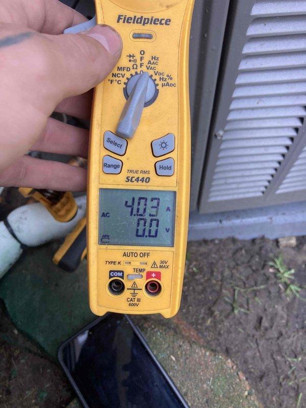 Completed preventative maintenance agreement visit on residential air conditioning system under Club AC8-12 plan. Performed comprehensive system inspection including amperage draw testing, which measured 40.3 amps at the condenser unit, indicating normal operating conditions within manufacturer specifications. Inspected blower wheel assembly and found minimal dust accumulation with components in good operational condition.