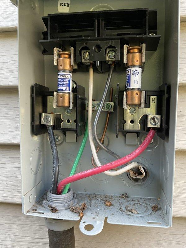 Completed prepaid preventative maintenance tune-up on 5-year-old residential air conditioning system. Performed comprehensive inspection of outdoor condenser unit including verification of level installation, inspection of fan assembly and blades for proper operation and clearance, and electrical disconnect box examination confirming fuse integrity and proper wire connections. All components found in good working condition with no issues identified; system operating within normal parameters and ready for cooling season.