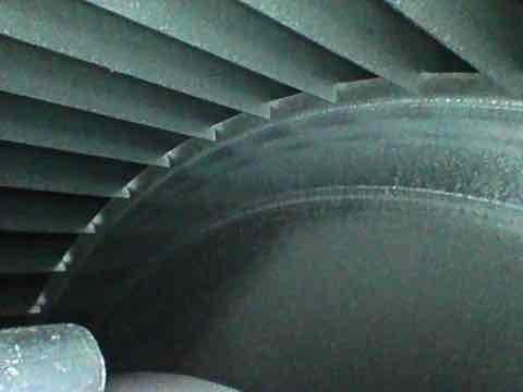 Responded to report of major water leak inside two-year-old furnace unit. Upon arrival, inspected indoor furnace assembly and confirmed system was operational despite water intrusion. Examined blower housing, heat exchanger fins, and internal components to identify source of water accumulation not originating from water line. Inspected outdoor condensing unit and verified levelness of equipment pad, noting unit was not properly leveled which can contribute to drainage issues. Documented equipment condition with photos showing internal furnace components and outdoor unit positioning. System requires follow-up service to address water leak source and proper leveling of outdoor unit to ensure adequate condensate drainage.