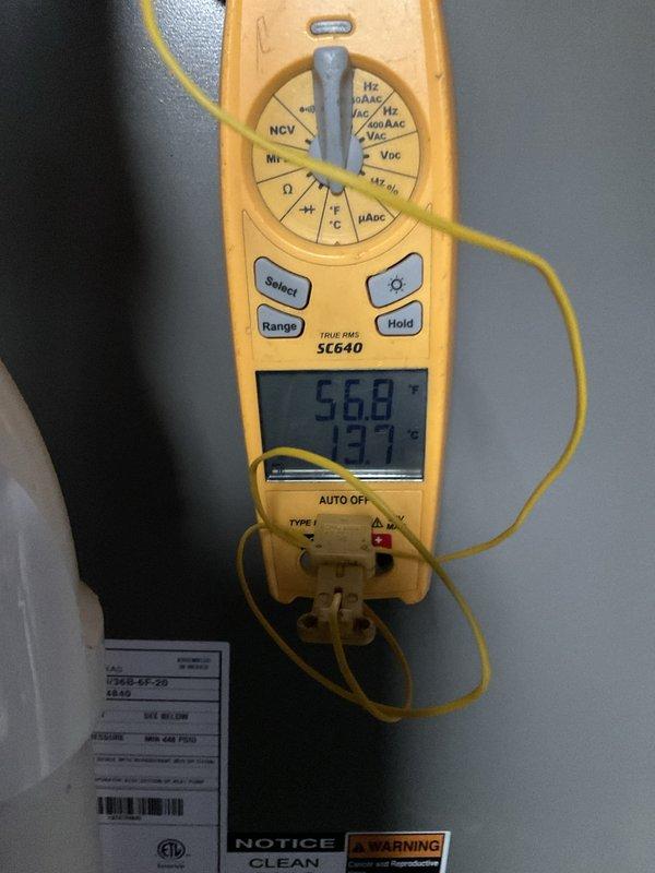 Completed preventive maintenance agreement visit on residential air conditioning system under Club AC10-2 plan. Performed comprehensive inspection of outdoor condensing unit, removed and assessed cabinet panels to access internal components including condenser coils and electrical connections. Measured system temperatures using digital multimeter, recording supply temperature of 56.8°F and return temperature of 131°F. Inspected heat exchanger coil fins, verified proper wiring connections, and evaluated overall system operation to ensure optimal cooling performance for the season.