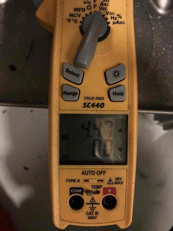 Completed Club Heat10-2 preventive maintenance agreement visit on air handler and system inspection. Performed electrical diagnostics using digital multimeter, measuring microamp draw on system components to verify proper operation and identify any electrical anomalies. All readings within manufacturer specifications, indicating normal system performance.