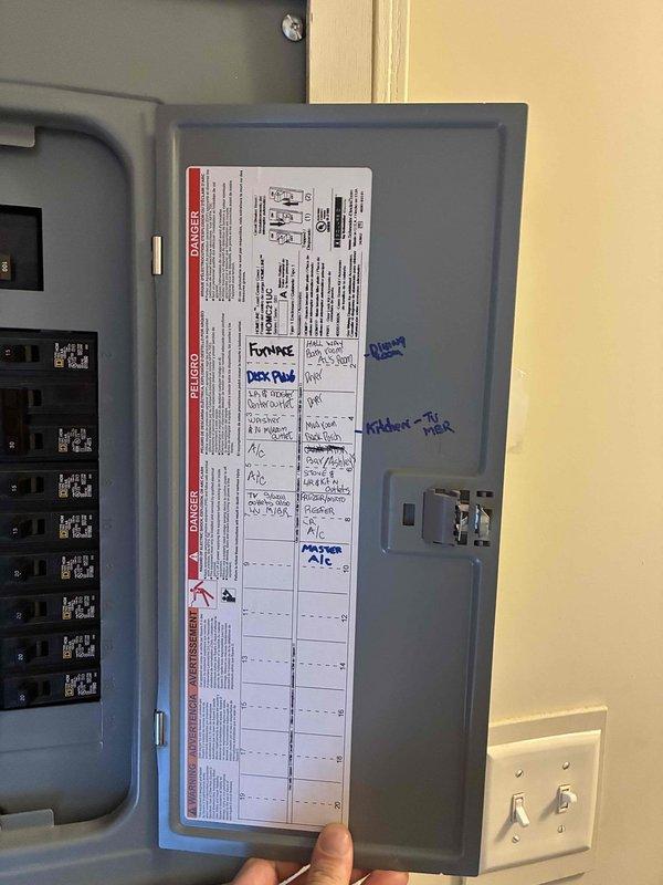 Responded to service call for failed heat exchanger evaluation and provided estimate for single component replacement. Upon arrival, contacted customer via provided phone number to confirm appointment window. Conducted thorough inspection of residential HVAC system, documenting electrical panel configuration showing furnace circuit identification and examining internal furnace components including blower assembly, control board wiring, gas valve assembly, and yellow flex gas line connections. Photographed system configuration and critical components to support estimate documentation for heat exchanger replacement recommendation.
