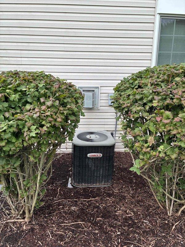 Performed diagnostic assessment on older Lennox HVAC system and identified multiple component failures requiring attention. System was found to be low on R-22 refrigerant, with failed igniter on heating system and defective capacitors on both indoor and outdoor units. Provided comprehensive replacement estimate for client consideration, documenting current system condition and necessary repairs to restore full functionality.
