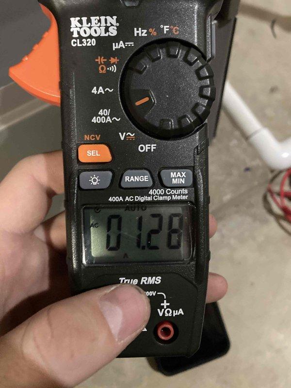 Completed scheduled club maintenance agreement visit on heating system. Performed comprehensive diagnostics using digital clamp meter to verify electrical draw readings at 0.128 AC amps, confirming proper amperage levels within manufacturer specifications. Utilized differential pressure manometer to measure and document static pressures, recording readings of 358 and 359 InWC on P1 and P2 ports to assess system airflow and verify proper operation of heating equipment. All measurements indicated furnace operating within normal parameters with no deficiencies noted during inspection.