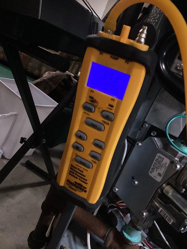 Responded to no heat call with reported water sounds inside furnace. Upon arrival, performed comprehensive system diagnostics using calibrated testing equipment. Conducted carbon monoxide safety testing throughout the unit, confirming zero ppm readings and verifying safe operation of all combustion components. Inspected blower motor assembly, electrical connections, and control wiring for proper operation and secure terminations. Evaluated all wire connections at terminal blocks and contactors, ensuring proper voltage and amperage at key system components. Checked condensate drainage system for blockages that could cause water accumulation sounds. Verified proper system startup sequence and confirmed furnace cycled on correctly with no abnormal noises or water presence detected during operation.