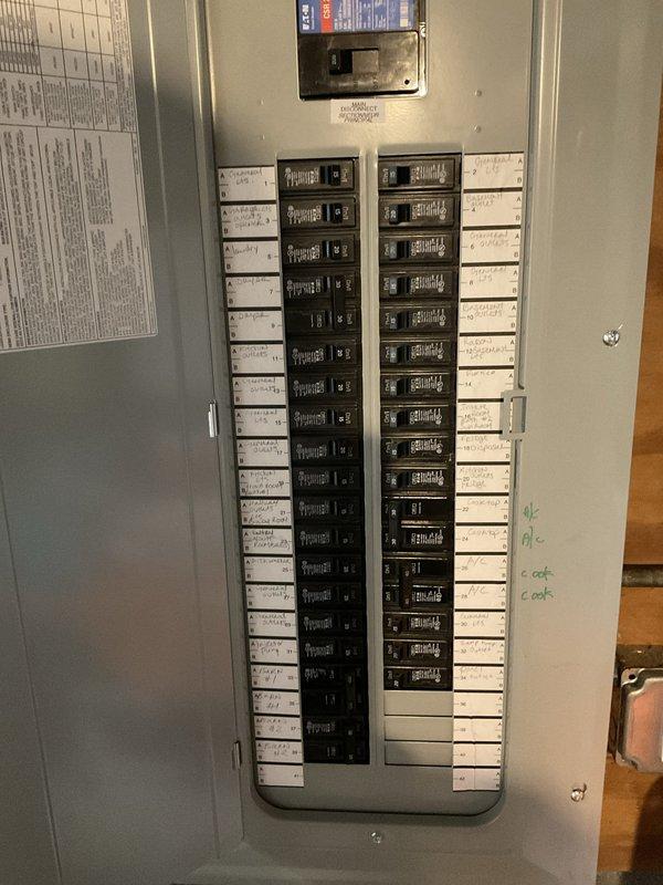 Conducted comprehensive HVAC system evaluation for air conditioning replacement estimate. Assessed existing operational unit confirmed to be of advanced age, documented current mechanical infrastructure including basement utility connections, existing plumbing interfaces, and electrical service panel capacity to determine compatibility requirements for new equipment installation.