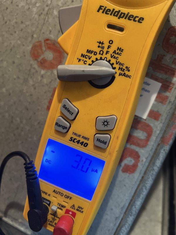 Completed CLUB HEAT 12-4 maintenance agreement visit on air handler and supplemental inspection. Performed comprehensive system diagnostics including carbon monoxide testing with readings at 0 ppm, confirming safe combustion and proper venting. Conducted electrical measurements using clamp meter to verify proper amperage draw and system performance. All components inspected and found operating within normal parameters.