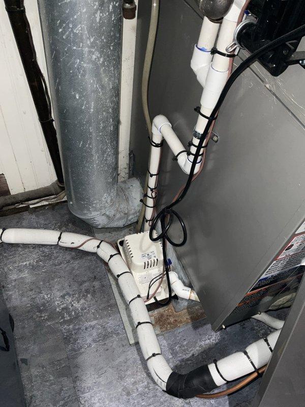 Completed scheduled maintenance tune-up on HVAC system as part of club membership benefits. Performed comprehensive inspection of air handler unit, ductwork connections, condensate drainage system, and associated PVC piping. All components found operating within normal parameters with no issues identified; system confirmed ready for continued service through next scheduled maintenance cycle in 2026.