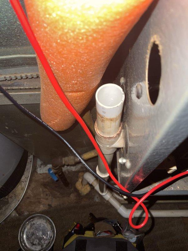 Completed routine preventive maintenance on HVAC air handler and system inspection per club membership agreement. Inspected and documented 16x20x1 FILTERBUY air filter with proper airflow, verified electrical components including capacitor and control board operation, and examined refrigerant lines showing normal condensation patterns. All system components operating within manufacturer specifications with no deficiencies noted.