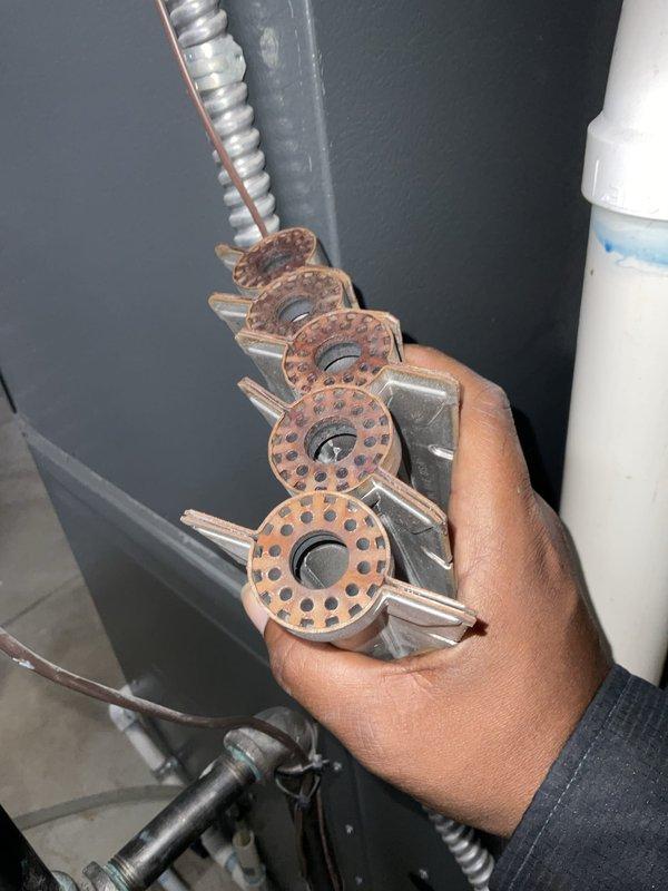 Completed routine maintenance on a five-year-old furnace system with no reported issues. Performed comprehensive inspection of all major components including heat exchanger, burner assembly, blower motor, and gas connections. Verified proper operation of safety controls and thermostat function. All systems found to be operating within manufacturer specifications with no repairs required at this time.